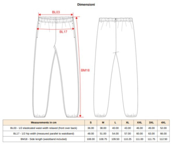 Pantalone in Felpa Classic Nero 2026 - ProReccoStore