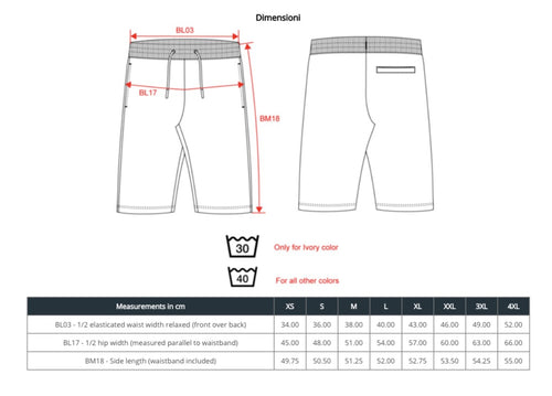 Pantaloncino PR Avorio Stagione 2026/2027
