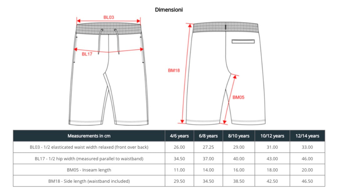 Pantaloncino Bambino Iconic Nero Estate 2026 - ProReccoStore