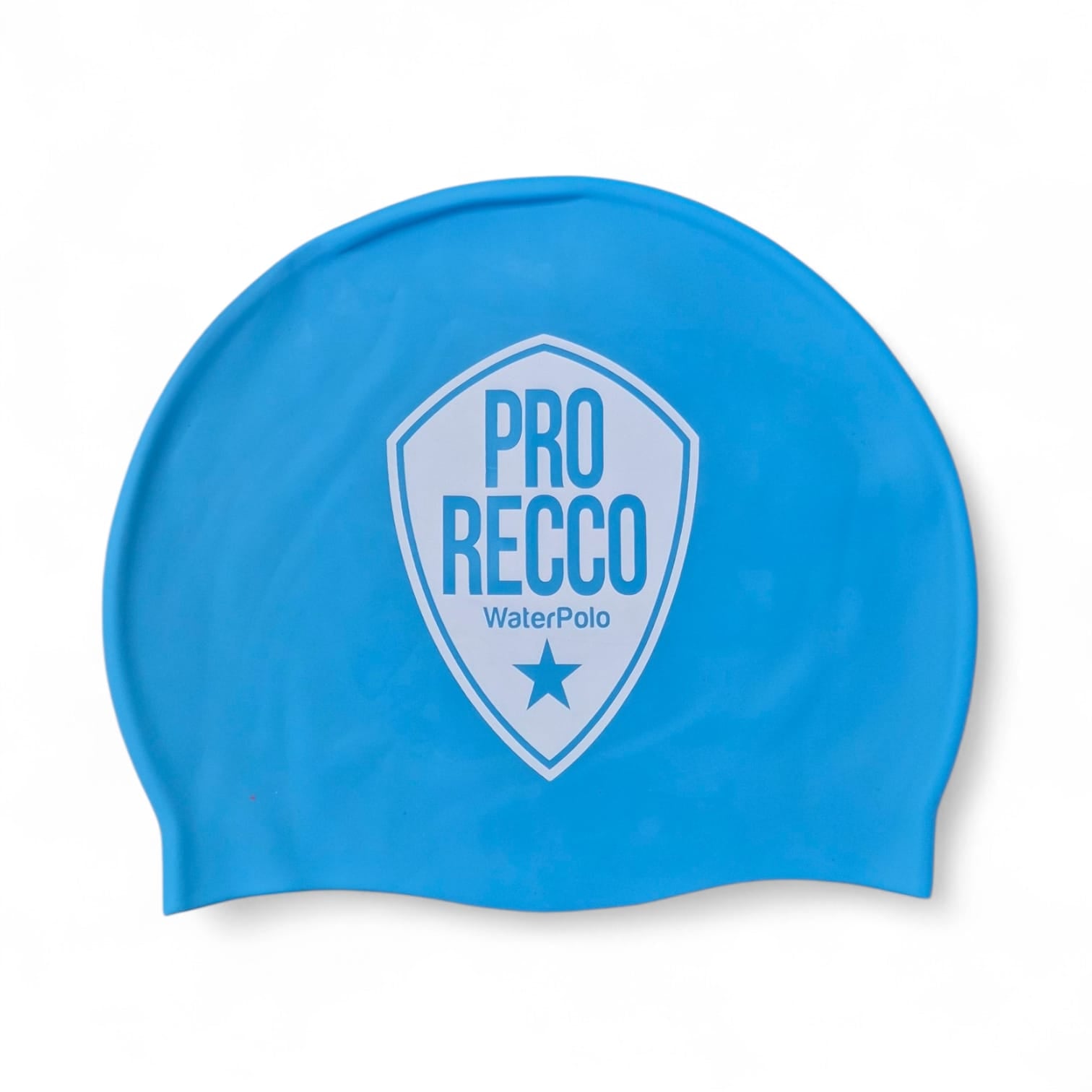 Cuffia in silicone azzurra